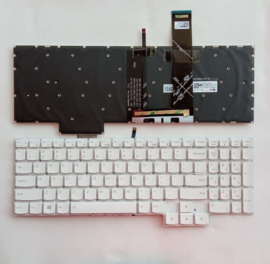 Picture of New Replacement Laptop Keyboard For LENOVO Y7000 2020/R7000 2020 WHITE Backlit US Layout
